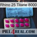 Rhino 25 Titanium 8000 35